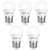 Lepro Lampadina LED E27 250lm, Luce Bianca Calda 2700K, Angolo di Raggio 180°, 2.5W Equivalente a Lampada ad Incandescenza da 25W, Lampadine per Palline da Golf G45, Confezione da 5 Pezzi
