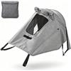 YeahBoom Parasole per Passeggino,Parasole per Carrozzina,Parasole Passeggino Universale,Universale Regolabile UV 50+,ala Laterale Parasole,con Finestrino e Funzione,Protezione Solare Parasole Passeggino