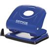 OFFICER PRODUCTS Perforatrice per prodotti per ufficio, perforatrice fino a 30 fogli, in metallo, blu, piccoli accessori per ufficio, tipo standard, materiale: metallo, colore: blu, taglia Q1/US