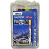 Markal 31200120 SL.100 pennarelli, Kit 6 Colori, Punta Tonda di 2 - 4 mm, bianco/giallo/rosso/blu/verde/nero (Pack di 6)