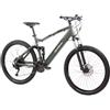 F.lli Schiano E-Fully, Bici Elettrica Mountain Bike 27.5 Inches per Adulti, 36V 14Ah Batteria Rimovibile, Motore 250W 50Nm, MTB Ebike, Verde