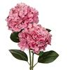 Briful Fiori artificiali di ortensia realistica al tatto, fiori finti alti 63 cm con stelo lungo rosa fiori artificiali per esterni, giardino, matrimonio, decorazione per la casa