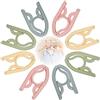 CTDMJ Grucce da viaggio pieghevoli, 8 pezzi, antiscivolo, portatile, salvaspazio, per casa, hotel, campeggio (4 colori)