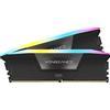 CORSAIR VENGEANCE RGB DDR5 RAM 32GB (2x16GB) 6200MHz CL36 Intel XMP Compatibile iCUE Memoria per Computer - Nero (CMH32GX5M2B6200C36)