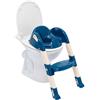 THERMOBABY - Riduttore WC per bambini - Kiddyloo - Intelligente, giocoso e igienico - Piedi regolabili - Gradino antiscivolo - Pieghevole e compatto - A partire dai 18 mesi - Made in France-Blu Oceano