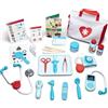 Melissa & Doug Set Piccoli Dottori - Gioco per Fare il Dottore o il Paziente, Gioco Educativo, Giochi di Imitazione Montessori per Bambino e Bambina, 3+ Anni