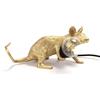 Seletti Mouse Lamp Lop Gold Seletti