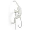 Seletti Monkey Lamp Hanging Right Hand White Seletti