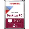 Toshiba P300 HIGH-PERFORMANCE HD 2TB 3.5IN SATA - BULK, HDWD120UZSVA (3.5IN SATA - BULK)