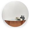 MOGG specchio da parete tondo BRAME con piano d'appoggio - MBR27150-CANETE