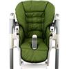 BambiniWelt by Rafael K. BAMBINIWELT Coprisedile di ricambio compatibile con Peg Perego Prima Pappa-Diner MELIERT (verde mélange)