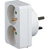 Legrand LEG90038 - Adattatore 2 x 2P + T 16 A su presa 20 A