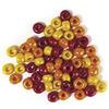 Rayher Rondella Vetro, Opaco, Ton.Giallo-Rosso, Ø 5,4 Mm, Scatolina 55G, 1439000