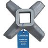 Lichtblau Lame 620949 00620949 per tritacarne Bosch I Lame a taglio incrociato adatte per MUM4, MFW15 e MUM5 I Lame per tritacarne misura 5 I Ricambio per tritacarne Bosch I Accessori
