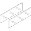Blum Legrabox - Elementi di inserimento per lato lunghezza 550 mm, vetro trasparente, 2 pezzi