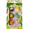 Decora Decorazioni di Zucchero Animali della Giungla - 1 Confezione da 6 Unità
