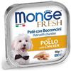 Monge Fresh Paté Bocconcini Con Pollo Cibo Umido Per Cani Adulti 100g Monge Monge