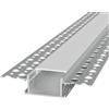 Profilo da incasso per Cartongesso in Alluminio per doppia striscia LED Variante Lunghezza 1 Metro