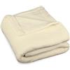 CelinaTex Montreal Coperta soffice Microfibra Coperta Pile Coral 150 x 200 cm Bianco Crema