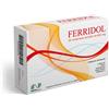 EIDON SALUS FERRIDOL - Integratore naturale per le carenze di Ferro - Ferro bisglicinato chelato, Acido Folico, Lattoferrina e Vitamina C - 20 cpr da 800 mg