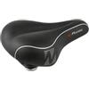 Velo Plush Elasto MF - Sella per Bicicletta, Colore: Nero