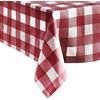 Elrene Farmhouse Living Tovaglia Buffalo-Check, Cotone, Rosso/Bianco, 120 x 60 inch (Rectangular)