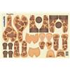 Panno Kraft 3D Clementina Giraffa Piccola