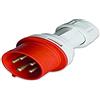 PRENDELUZ Spina aerea cetac 5P rosso (3P + N + T) 32A IP44 220-415V (presa aerea cetac 5P rosso)