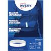 Avery Italia L4000-5 Braccialetti identificativi bianchi ultra resistenti 265x18mm, Laser, confezione 5ff