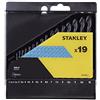 STANLEY Cassette con 19 brocas HSS-R para metal - Unid: 19