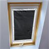 Liveinu Tenda Oscurante Portatile con Ventosa per Finestra Viaggio Parasole Auto Tenda a Rullo Protezione Termica e Oscuramento Nero 37 x 52 cm