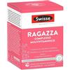 SWISSE Ultivit- Multivitaminico Ragazza con Zinco e Vitamine per Riduzione Stanchezza e Supporto Sistema Immunitario, Integratori con Ferro per Mantenere Funzione Cognitiva, Made in Italy 60 Compresse