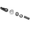 LOSI- Hobby,Servo Saver Servi e Accessori, Colore Grigio/Argento, LOS241037