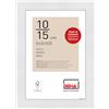 DEHA Design cornice per foto, 10 x 15 cm, legno, Bianco, cornice per fotoper posizionarein formato verticale e orizzontale, vetro sintetico, Fontana