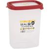 Wham Scatola di immagazzinaggio, Polipropilene, Trasparente/Rosso, 1.7L