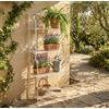 MIlani Home ELEONORE - scaffale 4 piani stile provenzale in ferro verniciato