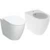 GEBERIT Sanitari Filo muro Geberit Icon vaso Rimfree bidet e coprivaso rallentato