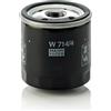 Mann Filter MANN-FILTER W 714/4 Filtro dell'olio - per Autovetture + veicoli commeriali