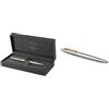 PARKER Sonnet Penna a Sfera, Acciaio Inossidabile con Finiture in Oro, Pennino Medio, Confezione Regalo & Penna a Sfera Jotter con Dettagli in Oro, Confezione Regalo