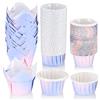 TOOINKCV 150 Pezzi Pirottini di Carta per Muffin e Cupcake, Coppetta di Carta per Muffin Cupcake Gelatine Dessert Torta Compleanni Matrimon Feste Decorazione