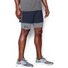 Under Armour, UA Mirage 2 in 1 Short, Pantaloncino, Uomo, Blu (Midnight Navy/Steel/Midnight Navy 410), XS