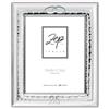 zep srl Cornice PAVIA da Tavolo in Silver Plated NOZZE D'ARGENTO per foto 10X15 Verticale, Placcata Argento Made in Italy