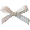 Nastro Tubolare Piatto Glamour Bianco