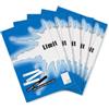 Limit Quaderno A4, 16 pagine, a righe con doppio margine, rigatura 27, confezione da 5 pezzi, 400170822