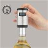 Ⓜ️🔵🔵🔵👌 LES PETITS CHAMPS WOM820 - Tappo con pompa sottovuoto elettrica per conservare il vino, con indicatore temperatura, SENZA BPA, corpo in ACCIAIO INOX