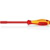 KNIPEX Chiave a bocca esagonale con impugnatura giraviti isolati con manici rivestiti in materiale bicomponente, collaudati VDE, 98 03 055