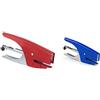 TITANIUM 72777, CUCITRICE A PINZA passo 6 colore rosso & 72778 CUCITRICE A PINZA passo 6 colore blu