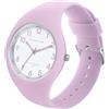 findtime Orologio da donna impermeabile con quadrante grande e cinturino in morbido silicone, orologio da infermiera, orologio analogico alla moda di seconda mano, bianco, nero, rosa, verde, blu,