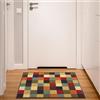 Ottomanson Tappeto con motivo a quadretti, collezione Ottohome, 67 x 90 cm, multicolore