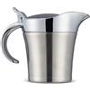 OS Oak & Steel ENGLAND Oak & Steel Salsiera Premium in Acciaio Inossidabile, 480ml - Doppio Isolamento